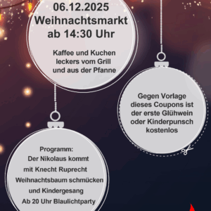 Weihnachtsmarkt Mudenbach 2026